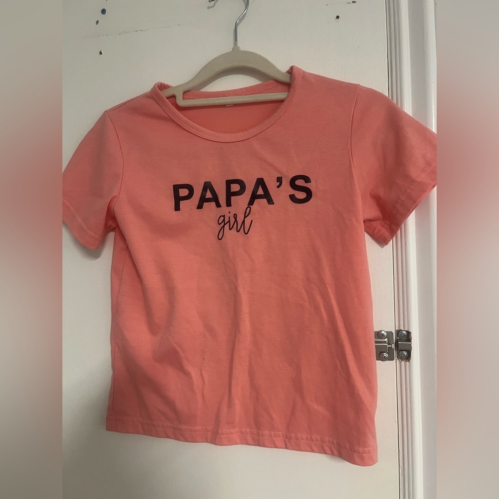 Papa's Girl Coral T-Shirt